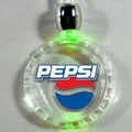 Light Up Pendant Necklace - Bottle Cap - Green